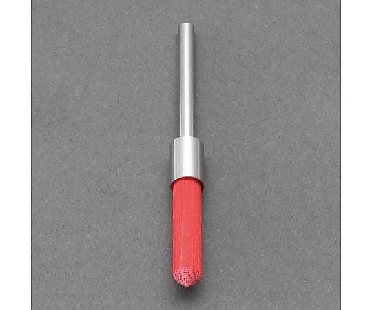 6.0mm/3mm 軸付ブラシ(ﾌｧｲﾊﾞｰ/ｱﾙﾐﾅ)