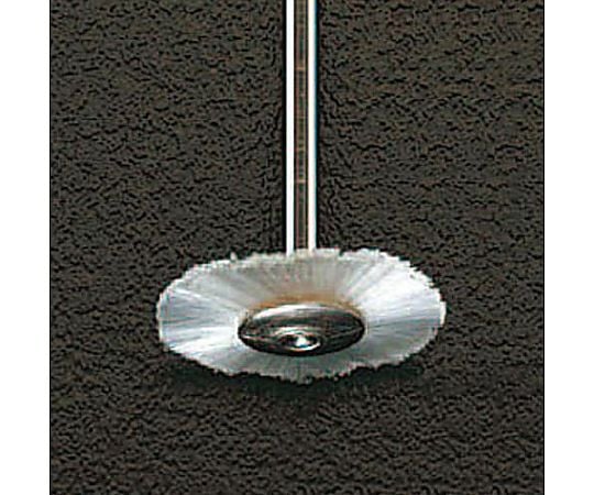 22mm/3.0mm軸 平型 軸付ブラシ(ﾅｲﾛﾝ)