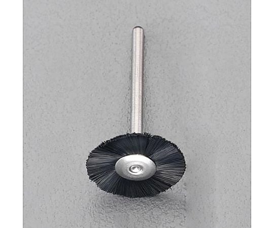 22mm/3mm軸 軸付ブラシ(静電気防止ﾅｲﾛﾝ)