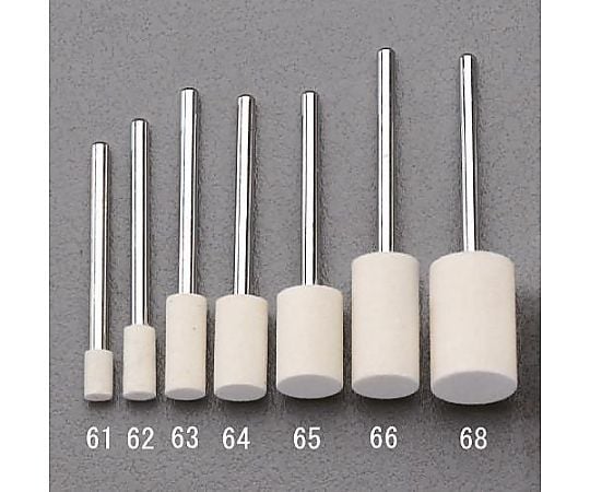 5x10mm/3mm軸 フェルトバフ(ﾊｰﾄﾞ)