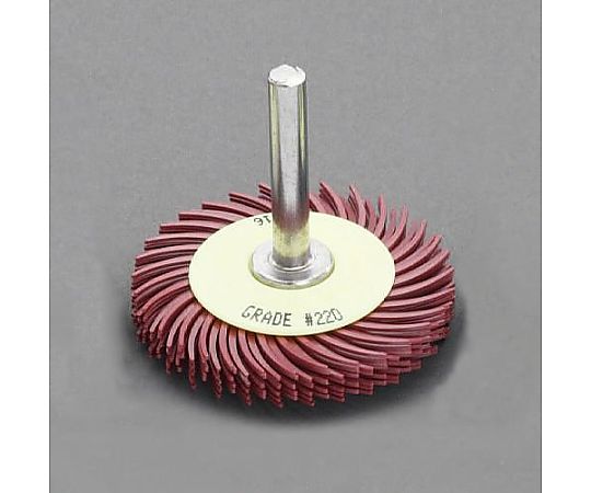 76.2x6mm/#220 軸付特殊樹脂ディスク