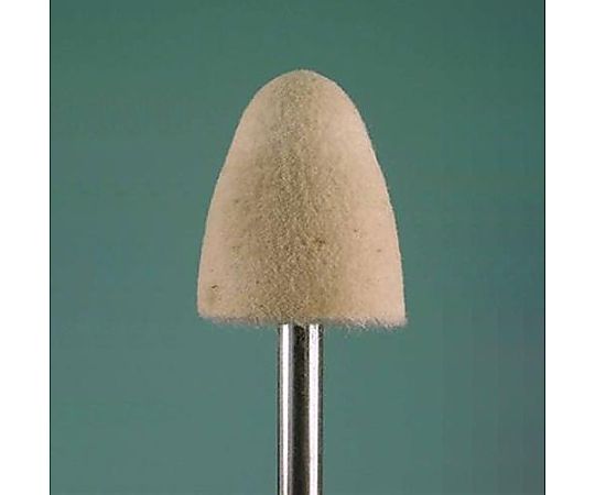 25x30mm/6mm軸 フェルトバフ(ﾊｰﾄﾞ)