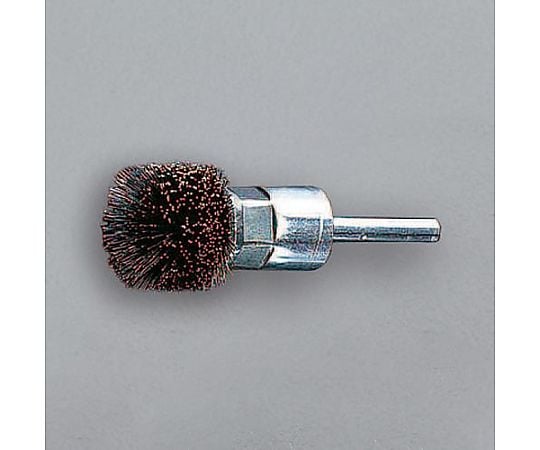 25x15mm/6.0mm軸 軸付ブラシ(ｽﾁｰﾙ)