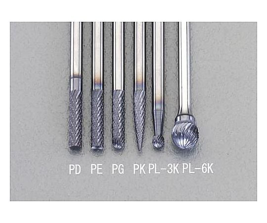 3x2.7mm/3mm軸 [Coated]超硬バー