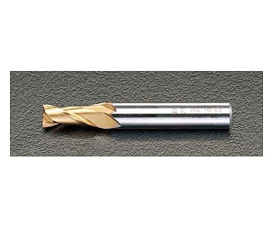 5.4x 60mm エンドミル TiN coat・Co-HSS/2枚刃 EA824RA-5.4 エスコ ESCO