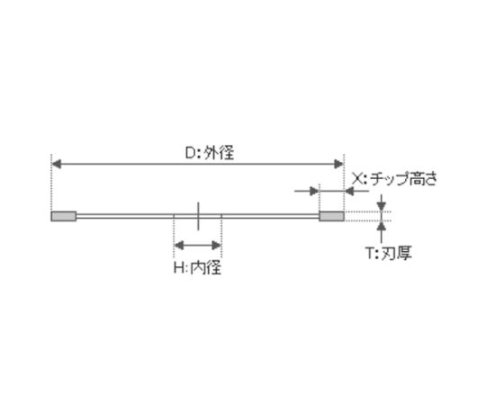 105x1.8x20.0mm ダイヤモンドカッター EA843RB-105