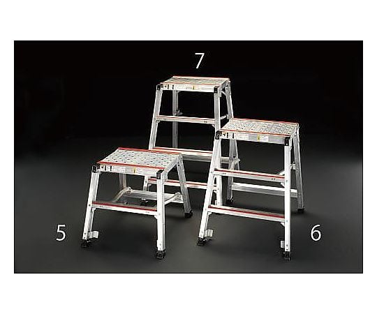 520x350mmx0.56m/2段 踏台･折畳式(ｱﾙﾐ製)