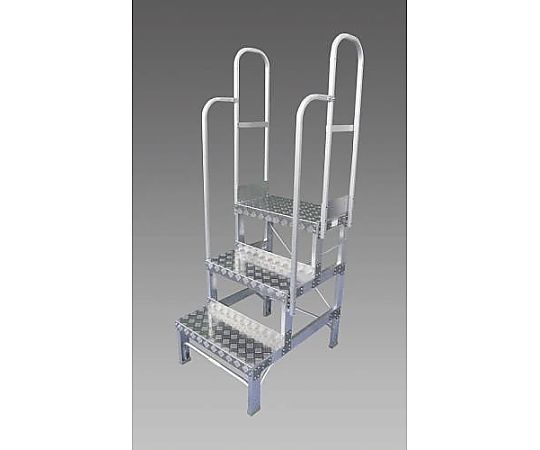 600x340mm/0.6m/2段 作業台(両手すり付)