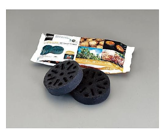 φ13x3.5cm ヤシがら成形炭(2個)