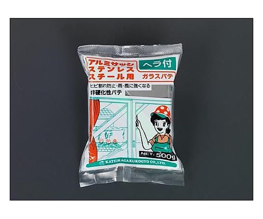 500g アルミサッシパテ(ｸﾞﾚｰ)