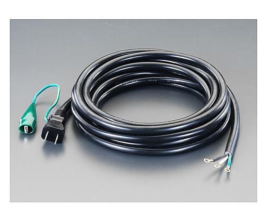 125V/15A/ 3m プラグ付コード(ｱｰｽ端子付)