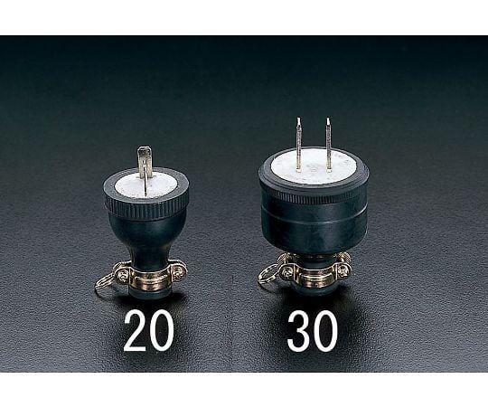 AC250V/20A　ゴムプラグ（2P）