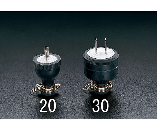 AC250V/30A　ゴムプラグ（2P）