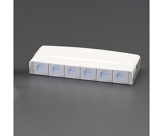 ＬＡＮ用モジュラージャック(ｶﾃｺﾞﾘｰ5E/6口)