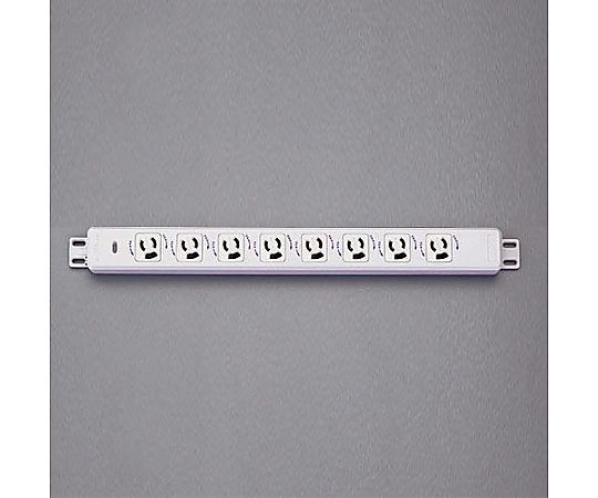 125V/15A 機器用抜け止め接地ｺﾝｾﾝﾄ(8個口)