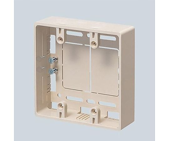 [モール用] スイッチボックス(2穴/ﾍﾞｰｼﾞｭ)
