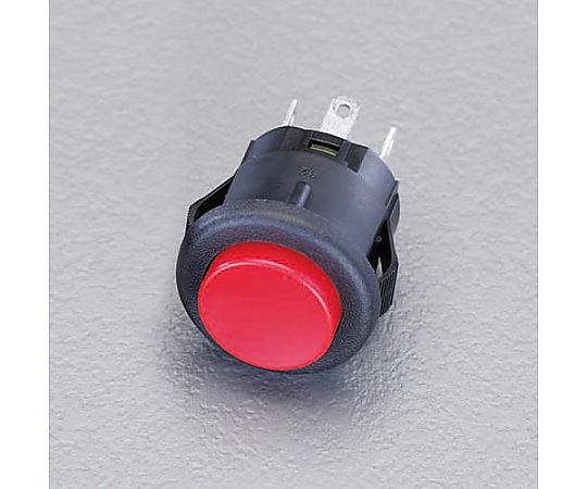 125V/3A 押しボタンスイッチ(単極双投/赤)