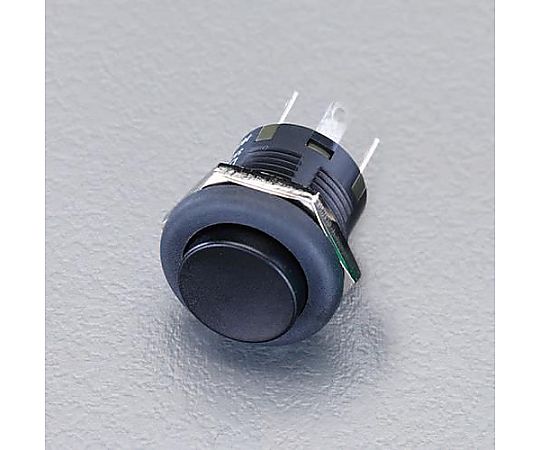 125V/3A 押しボタンスイッチ(２極双投/黒)