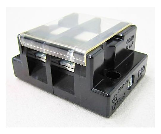 2極[600V/ 50A] 組端子台