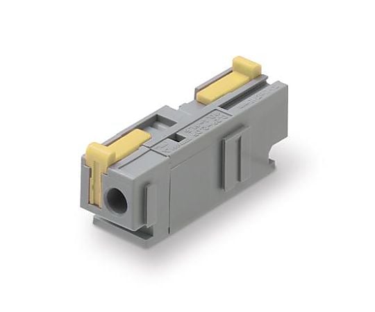 スクリューレス端子台(連結用/黄)