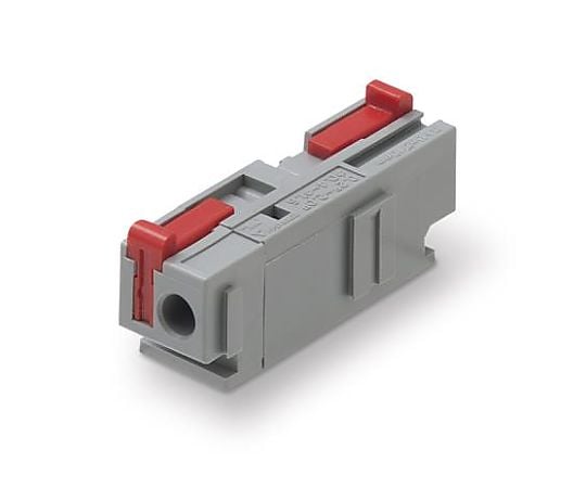スクリューレス端子台(連結用/赤)