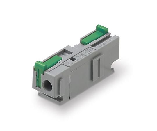 スクリューレス端子台(連結用/緑)