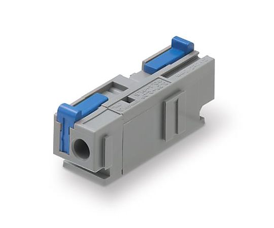 スクリューレス端子台(連結用/青)