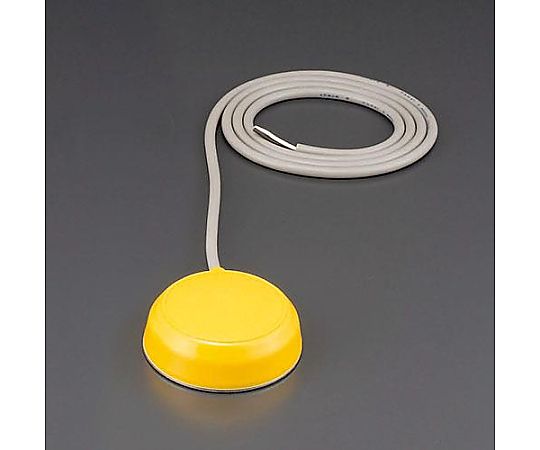 AC250V [1c]丸形フットスイッチ(黄)