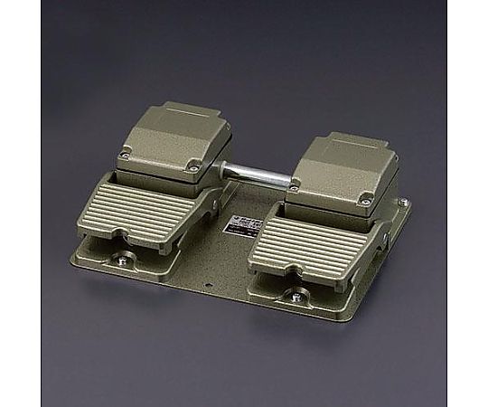 AC250V/10A [1c]2連ﾌｯﾄｽｲｯﾁ(産業用防雨型)