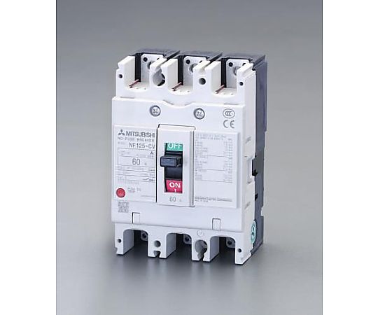 240V/125A/3極 ﾉｰﾋｭｰｽﾞ遮断器(ﾌﾚｰﾑ125)
