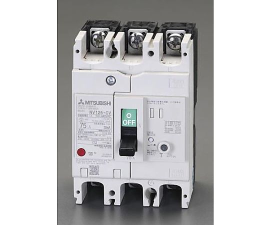 AC100-440V/125A/3極 漏電遮断器(ﾌﾚｰﾑ125)