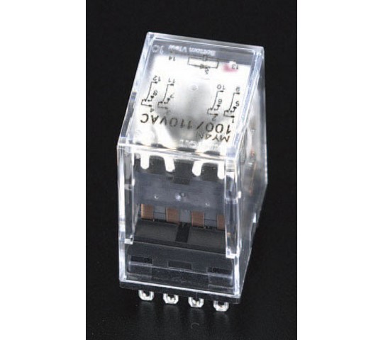 78-0818-21 AC100V/4c/ 3A [LED付]汎用リレー(CR回路) EA940MP-41C ...