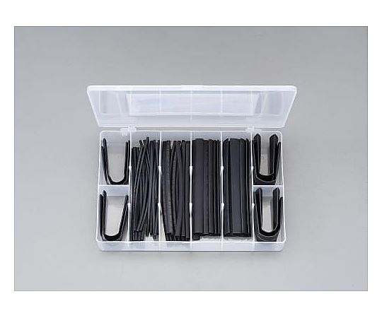 熱収縮チューブセット(黒/61ﾋﾟｰｽ)