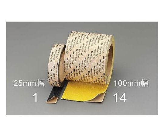 100mmx18m 滑り止めﾃｰﾌﾟ(屋外･凸凹面用/黒)