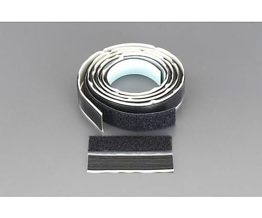 25mmx1.5m マジロック･粘着剤付(黒)