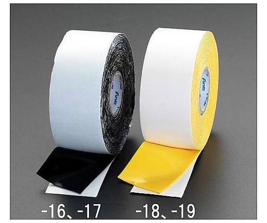40mmx 5m 自己融着テープ(1.0mmﾌﾞﾁﾙｺﾞﾑ/黄)