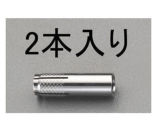 W3/8"x 30mm 雌ねじアンカー(ｽﾃﾝﾚｽ製/2本)