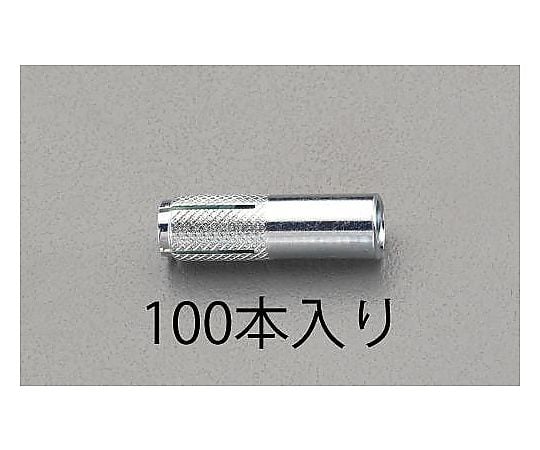M 6x 25mm 雌ねじアンカー (100本)