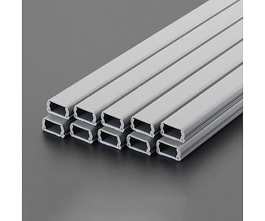 21mmx1.0m モール(ﾌﾟﾗｽﾁｯｸ製/灰/10本)