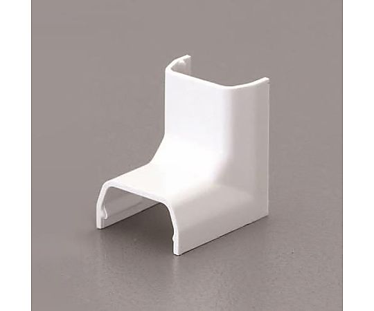 28.6x35mm ﾓｰﾙ継手内曲(ﾌﾟﾗｽﾁｯｸ製/白/2個)