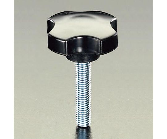 M8x40mm/40mm 雄ねじノブ(ﾅｲﾛﾝ)
