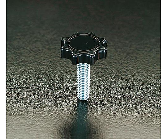 M12x50mm/65mm 雄ねじ菊ノブ(ﾅｲﾛﾝ)