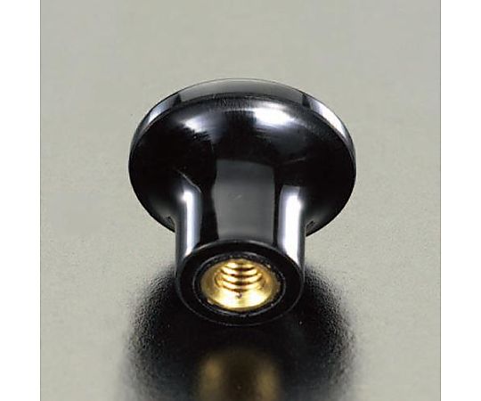 M5/φ17mm 雌ねじノブ(ﾌｪﾉｰﾙ樹脂)