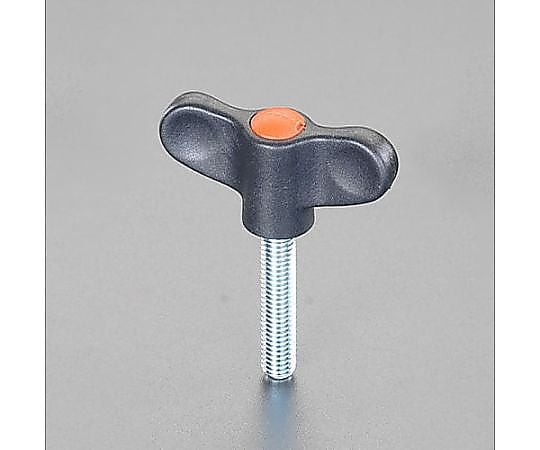 55mm/M10x20mm [ｽﾁｰﾙ製]雄ねじノブ[ｵﾚﾝｼﾞ]