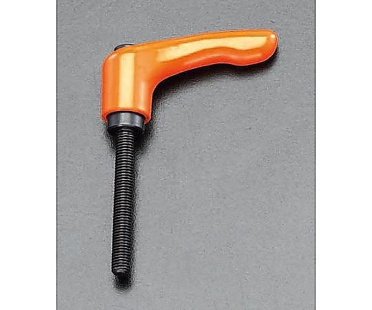 M12x70mm 雄ねじクランプレバー(ｵﾚﾝｼﾞ)