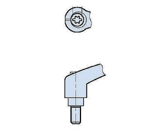 M8 x20mm 雄ねじｸﾗﾝﾌﾟﾚﾊﾞｰ(ｽﾃﾝﾚｽﾈｼﾞ/ｸﾛｰﾑ)