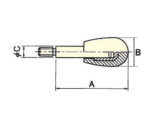 M8×125mm　ポリアミドグリップ（ステンレス製）