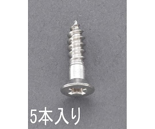 4.8x 38mm 皿頭木ねじ(ｽﾃﾝﾚｽ製/ 5本)