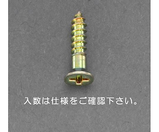 3.5x16mm 皿頭木ねじ(鉄ｸﾛﾒｰﾄ/30本)