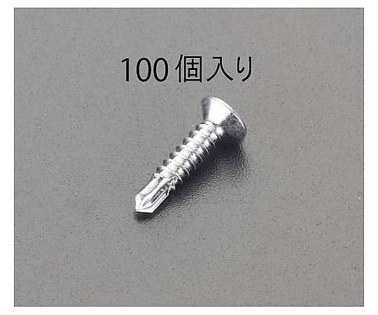 4x25mm 皿頭ピアスビス(三価ｸﾛﾒｰﾄ/100本)